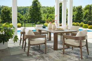 Serene Bay Outdoor Dining Set - 46 Furniture and Mattress Gallery