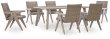 Load image into Gallery viewer, Cliff Trails Outdoor Dining Package - 46 Furniture and Mattress Gallery
