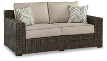 Load image into Gallery viewer, Coastline Bay Outdoor Loveseat with Cushion
