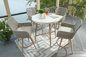 Seton Creek Outdoor Dining Package - 46 Furniture and Mattress Gallery
