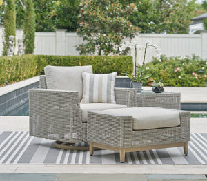 Seton Creek Outdoor Seating Set - 46 Furniture and Mattress Gallery