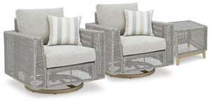 Seton Creek Outdoor Seating Set - 46 Furniture and Mattress Gallery