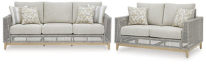 Seton Creek Outdoor Seating Set - 46 Furniture and Mattress Gallery