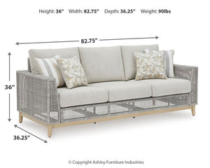 Seton Creek Outdoor Seating Set - 46 Furniture and Mattress Gallery