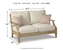 Load image into Gallery viewer, Clare View Loveseat with Cushion
