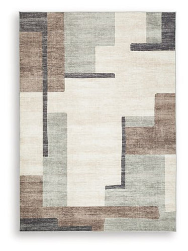 Larkport Washable Area Rug - 46 Furniture and Mattress Gallery