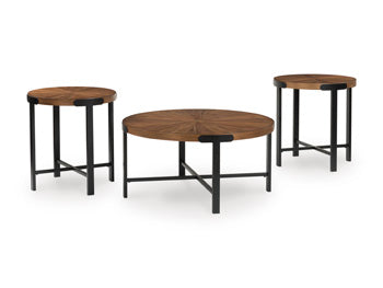Crosstrail Table (Set of 3) - 46 Furniture and Mattress Gallery