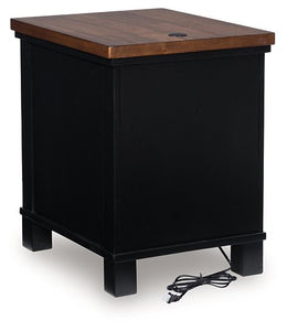 Wildenauer Chairside End Table - 46 Furniture and Mattress Gallery