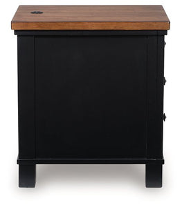 Wildenauer Chairside End Table - 46 Furniture and Mattress Gallery