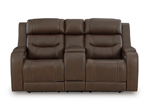 Knightington Power Reclining Loveseat with Audio Seating - 46 Furniture and Mattress Gallery