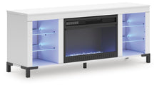 Load image into Gallery viewer, Brollevi 60" TV Stand with Electric Fireplace
