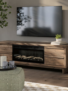Zadilyn 72" TV Stand with Electric Fireplace - 46 Furniture and Mattress Gallery