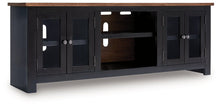 Load image into Gallery viewer, Wildenauer 76&quot; TV Stand with Electric Fireplace - 46 Furniture and Mattress Gallery
