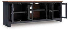 Load image into Gallery viewer, Wildenauer 76&quot; TV Stand with Electric Fireplace - 46 Furniture and Mattress Gallery
