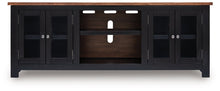 Load image into Gallery viewer, Wildenauer 76&quot; TV Stand with Electric Fireplace - 46 Furniture and Mattress Gallery
