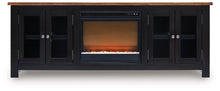 Load image into Gallery viewer, Wildenauer 76&quot; TV Stand with Electric Fireplace - 46 Furniture and Mattress Gallery
