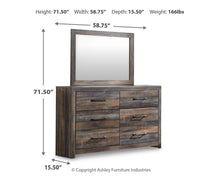 Load image into Gallery viewer, Drystan Dresser and Mirror
