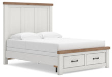 Load image into Gallery viewer, Ashley Savonport Queen Panel Storage Bed
