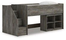 Load image into Gallery viewer, Frandern Loft Bed with Bookcase Storage
