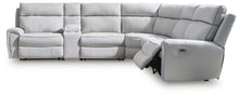 Load image into Gallery viewer, Social Pointe Reclining Sectional with Storage Console
