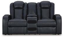 Load image into Gallery viewer, Fyne-Dyme Power Reclining Loveseat with Console
