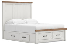 Load image into Gallery viewer, Ashley Savonport Queen Panel Storage Bed — Plus
