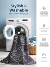 Load image into Gallery viewer, Garyard 5' x 7' Washable Rug
