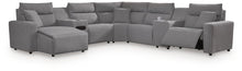 Load image into Gallery viewer, Modmax II Power Reclining Sectional with Chaise and Audio Console
