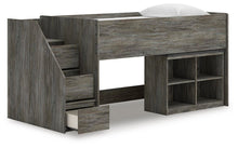 Load image into Gallery viewer, Frandern Loft Bed with Bookcase Storage
