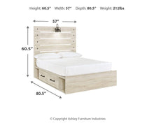 Load image into Gallery viewer, Cambeck Youth Bed with 2 Storage Drawers

