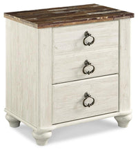 Load image into Gallery viewer, Willowton Panel Bed with Mirrored Dresser &amp; 2 Nightstands
