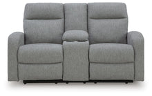 Load image into Gallery viewer, Gauntlet Reclining Loveseat with Console
