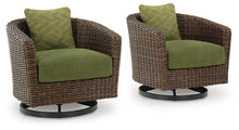 Load image into Gallery viewer, Horizon Hall Outdoor Swivel Lounge Chair with Cushion
