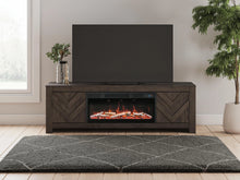 Load image into Gallery viewer, Cayboni 71" TV Stand with Electric Fireplace
