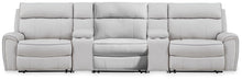 Load image into Gallery viewer, Social Pointe Reclining Sectional with Storage Consoles
