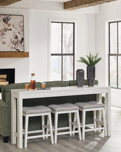 Load image into Gallery viewer, Robbinsdale Counter Height Dining Table and 3 Barstools Set
